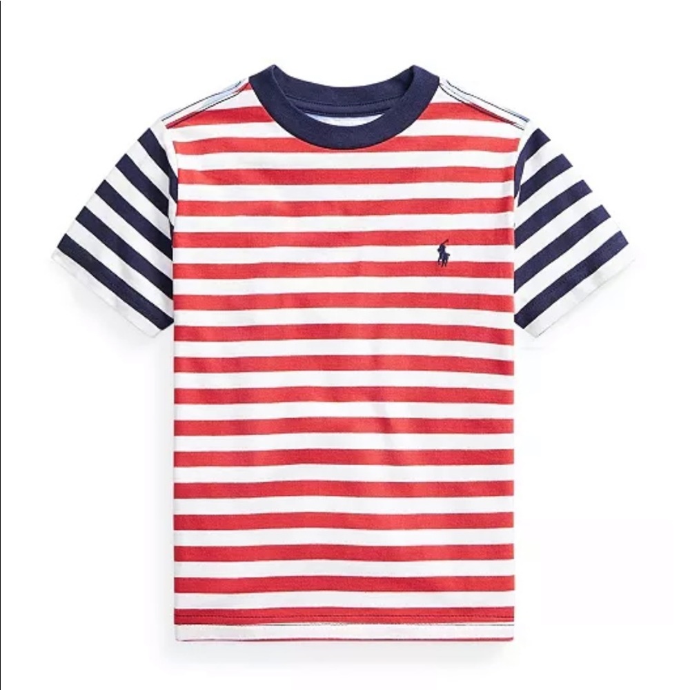Polo Ralph Lauren Big Boys Striped Cotton Jersey T-shirt large 14-16